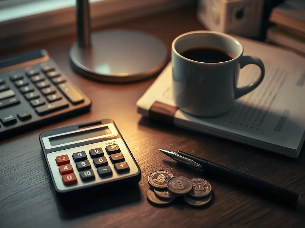 Écran Mon Compte Formation affichant un solde en euros, avec une calculatrice et des documents administratifs