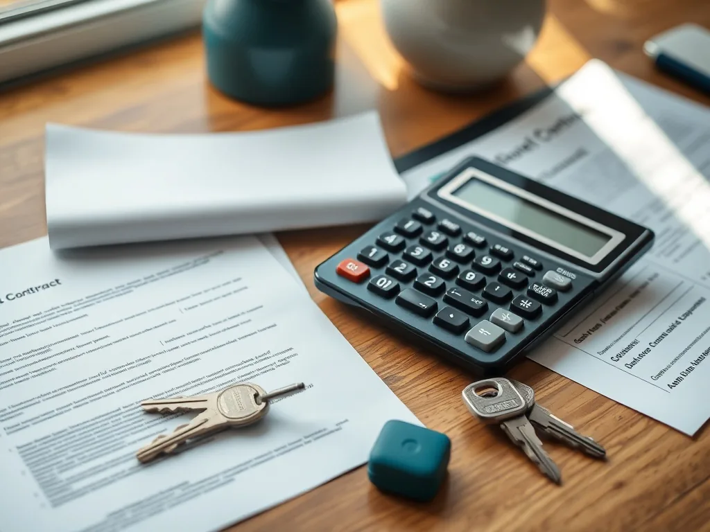 Appartement lumineux avec clés et dossier de prêt, symbolisant un investissement locatif structuré