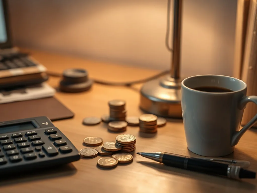 Document officiel 'Budget 2026' avec stylo et calculatrice, symbolisant la réforme de la défiscalisation des pensions