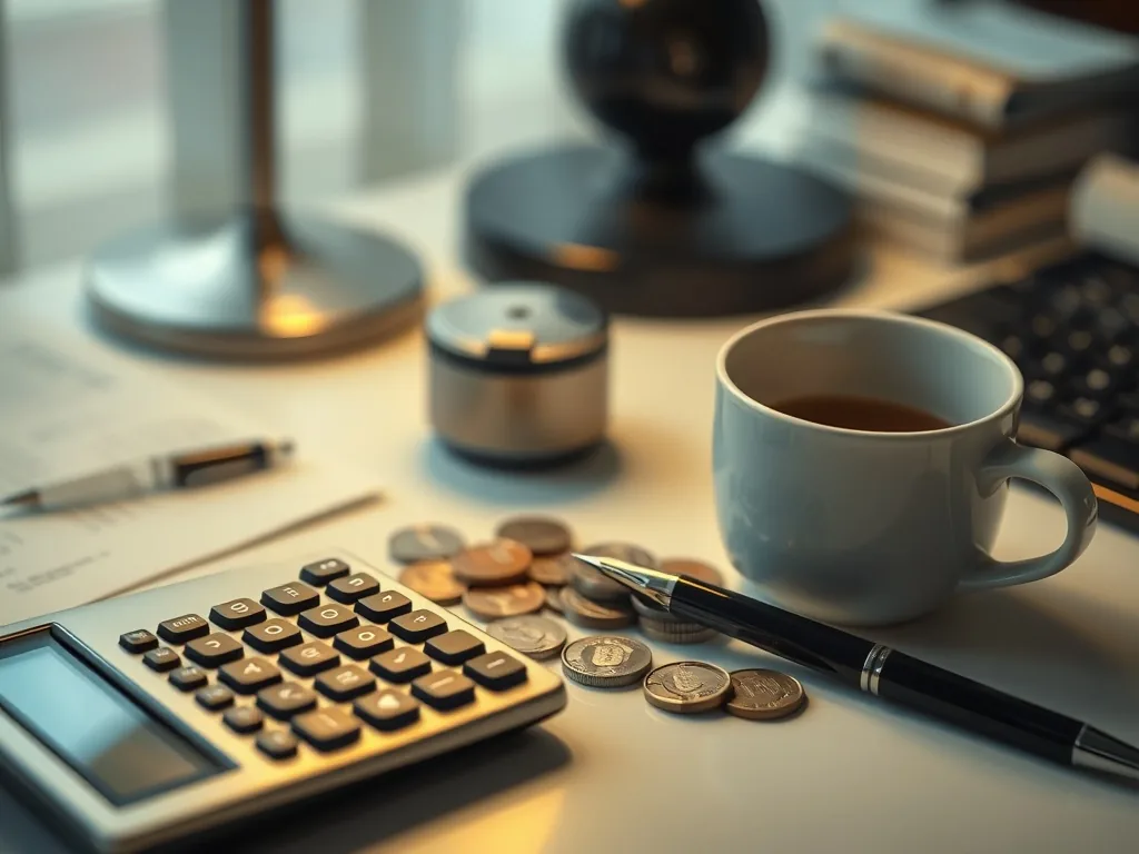 Formulaire Cerfa 2062, stylo, calculatrice et deux mains se serrant sur une table en bois clair